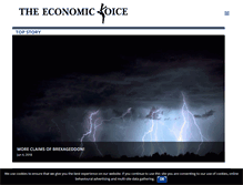 Tablet Screenshot of economicvoice.com